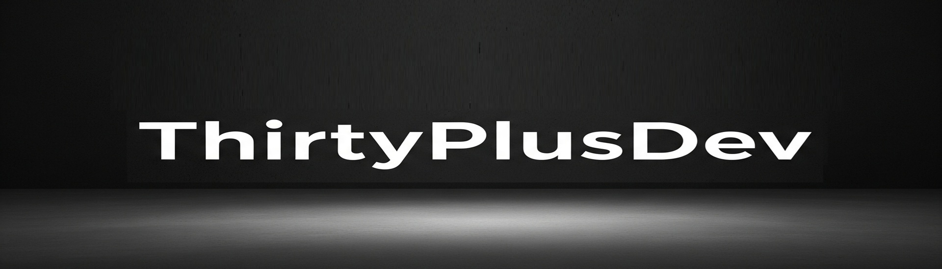 ThirtyPlusDev Logo Header
